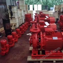 东莞市上海泉尔消防泵XBD7.5/10G-L喷淋泵消火栓泵CCCF认证AB标签国标