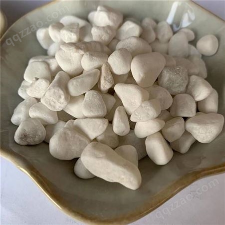 白色碎石 白色水磨石地面石子 3-6毫米 6-9毫米 琳珑供应白色石米