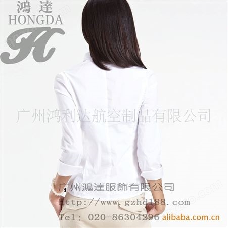 订做女式白衬衫 女式正装衬衫 女衬衫定做 女式长款衬衫 (图10)