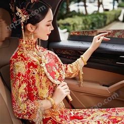 秀禾服龙凤褂 龙凤褂 中式婚礼服装 中式婚礼服 秀禾 中式嫁衣