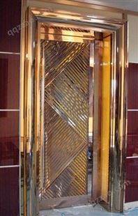 镜面无指纹不锈钢电梯门套 家用推拉不锈钢门套