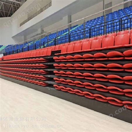 河北生产移动伸缩椅 活动看台 折叠座椅 型号 适用于体育馆会议室