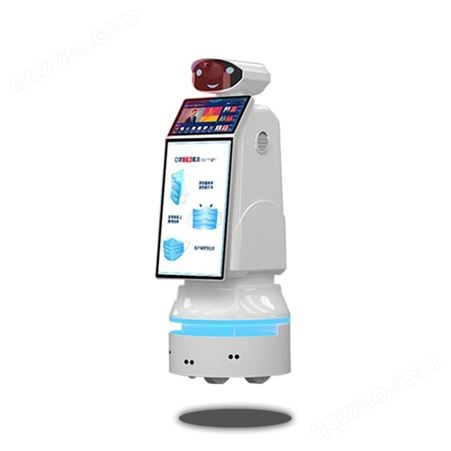 路易生 智能消毒机器人 语音交互测温广告机器人 移动测温机器人