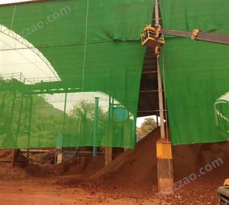 柔性防风抑尘网 覆盖护坡 绿化 扁丝 聚乙烯编织网
