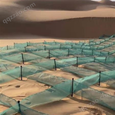 航瑞 沙漠公路铁路用 防风阻沙固沙网 pe高耐晒防沙网 上疏下密型