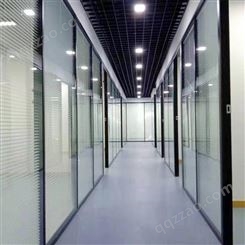 青岛办公空间分割墙体 至本锦恒 单双层玻璃隔断墙厂家定制