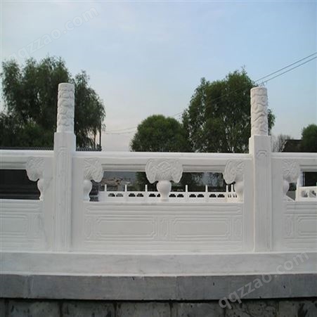 重庆汉白玉栏杆 河道栏杆批发 厂家包安装