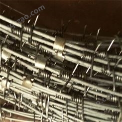 西润生产高速公路防护刺绳 刺丝护栏网 滚笼刺绳防护双股刺绳 刺丝刺线 铁蒺藜