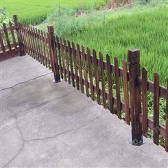 户外碳化栅栏 防腐木栏杆 绿化工程护栏围栏 景区景观园艺护栏