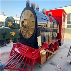 蒸汽复古火车制作高铁餐厅模型铁艺模型定制