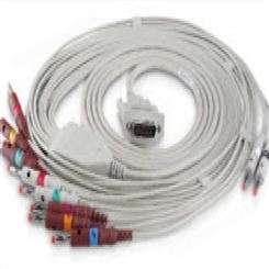 afaith至德Edan ECG电缆（4毫米，香蕉接头，AHA）