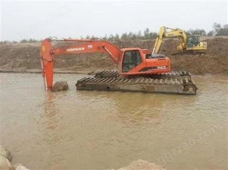 船挖出租 广州水上挖机出租供应
