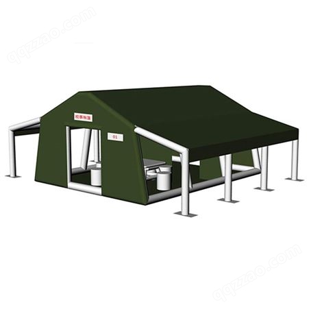 卫生应急炊事帐篷 多人免搭建充气式防水餐厅用带中国卫生