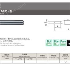 日本日进NS铝用铣刀AL2D-2 系列铝材专用刀