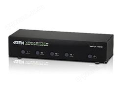 ATEN VS0401 4端口VGA/音频影音切换器