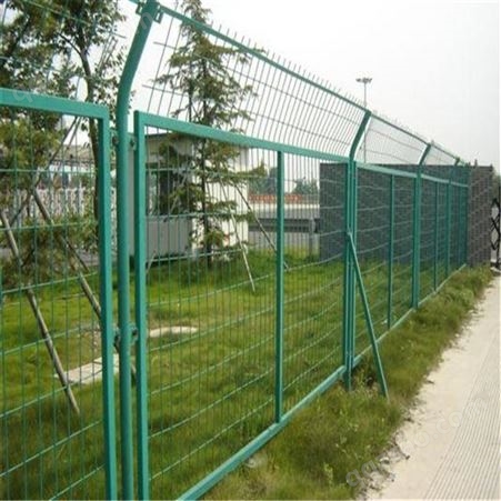 福航护栏网 墨绿色公路道路安全防护框架隔离栅