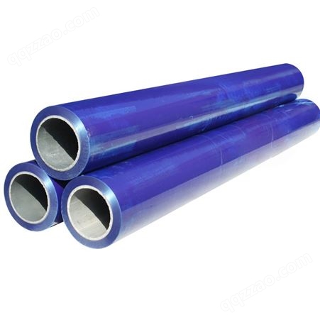 pe保护膜蓝色自粘静电膜胶带装修门窗金属塑料不锈钢型材铝板防护