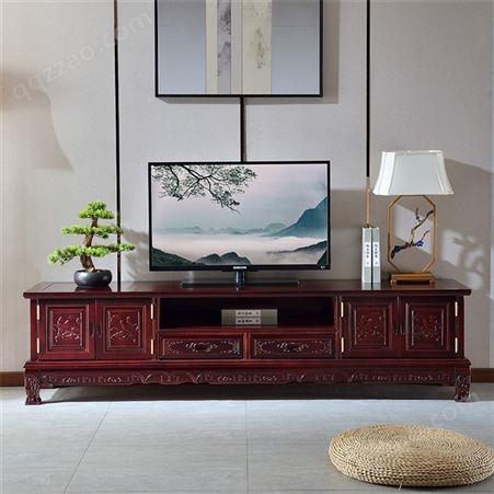 南京北欧实木电视柜 茶几组合套装 简约客厅影视柜 矮柜原木地柜