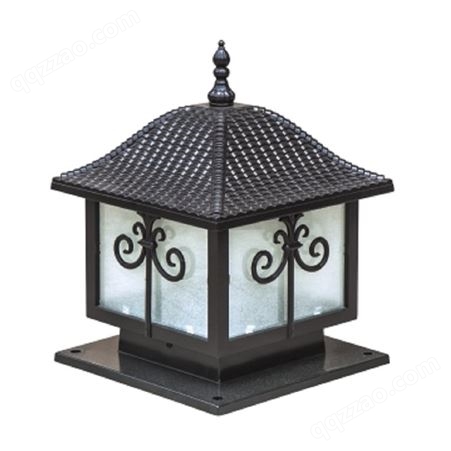 宇泉小型灯具直销 小区墙壁柱头灯 庭院柱头灯定制