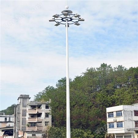 劲辉港口机场十字路口照明投光灯 15米中杆灯LED高杆灯