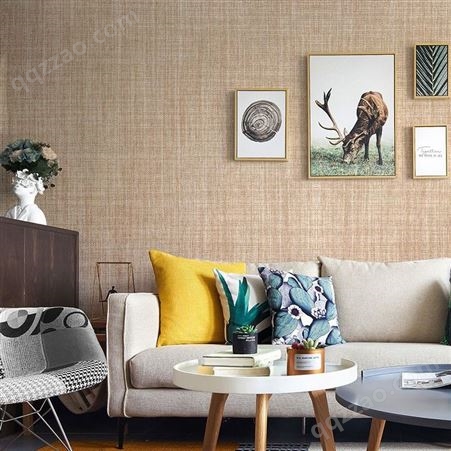 悦秀北欧风纯色墙布现代简约灰色客厅卧室背景墙全屋轻奢无缝壁布
