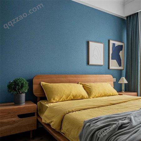 悦秀北欧风素色无缝墙布卧室客厅背景墙现代简约全屋纯色壁布