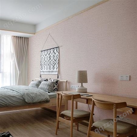 悦秀北欧风素色无缝墙布卧室客厅背景墙现代简约全屋纯色壁布