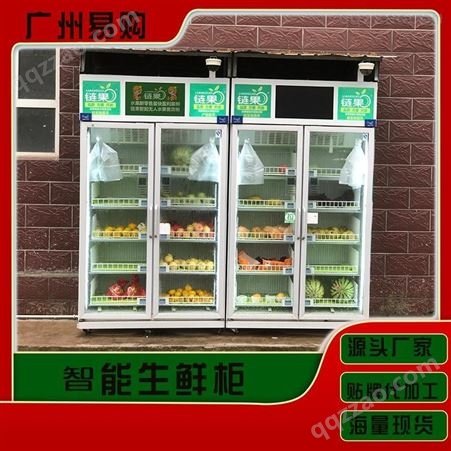 冷冻肉类机 冷藏肉类酸奶智能生鲜柜 卤味无人机厂家 广州易购