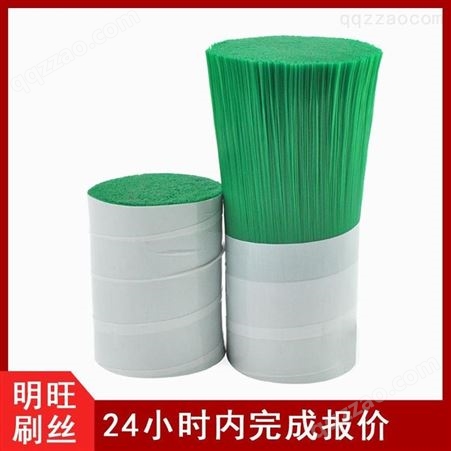 规格2.6mm绿色pa6纤维刷丝瓶刷尼龙毛丝波纹丝定制 明旺