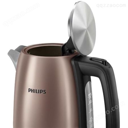 飞利浦（PHILIPS）电水壶热水壶电热水壶不锈钢1.7L防干烧带保温功能 HD9355/88