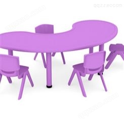 梦航玩具幼儿园桌子塑料长方形儿童家用吃饭学习写字桌椅套装