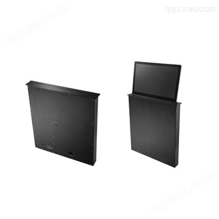 帝琪智能无纸化的会议系统设备报价厂商17.3双屏触控超薄圆轴升降器QI-2002/17.3