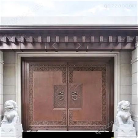 仿古铜门尺寸 别墅大门 加工铜门 规格多样