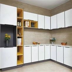平湖公寓厨房吊柜定制 地柜、吊柜、冰箱式收纳柜定制