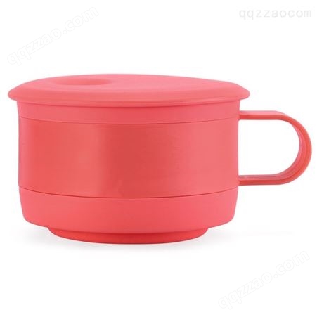 科安硅胶产品创意款折叠水杯 办公居家带盖硅胶咖啡杯 马克杯定制logo实用礼品
